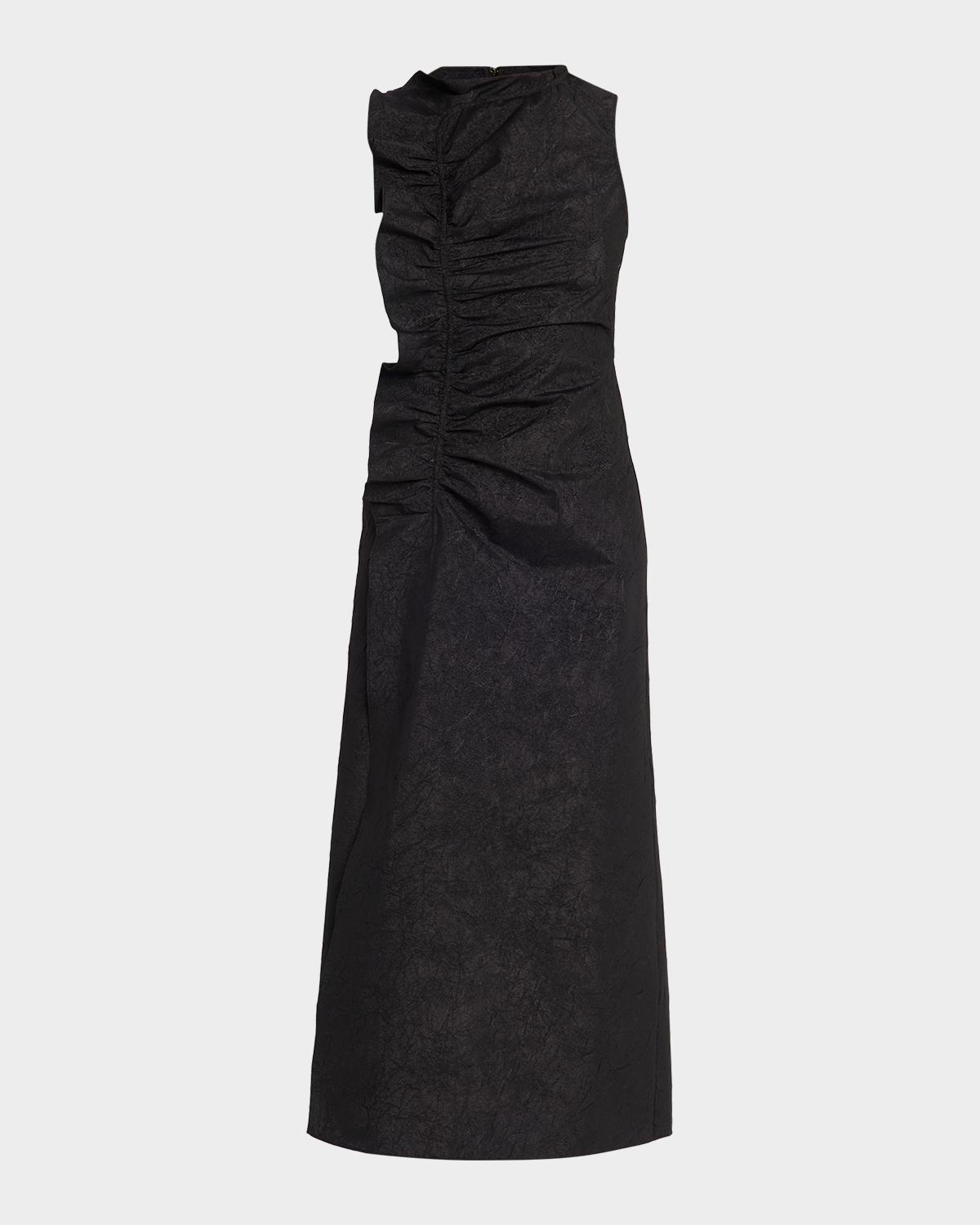 Ulla Johnson Demetria Ruffled Taffeta Midi Dress
