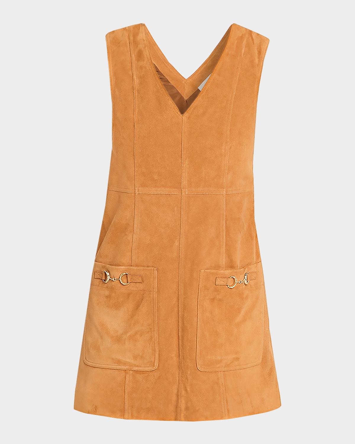 Ulla Johnson Sloane Suede Mini Dress