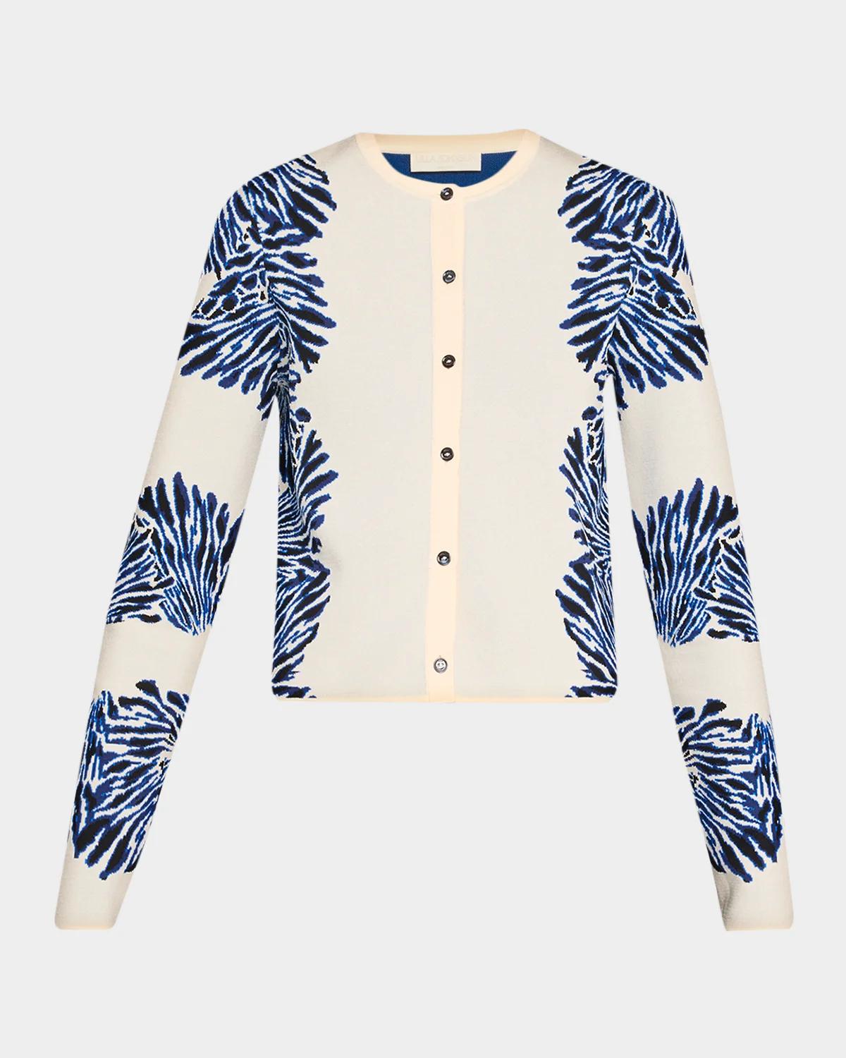 Ulla Johnson Carina Jacquard Knit Cardigan