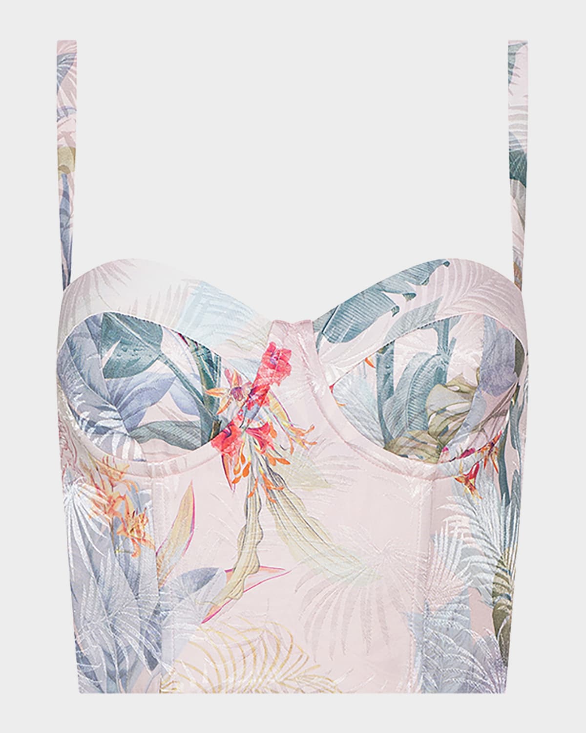 Sonya Palm Bralette Top