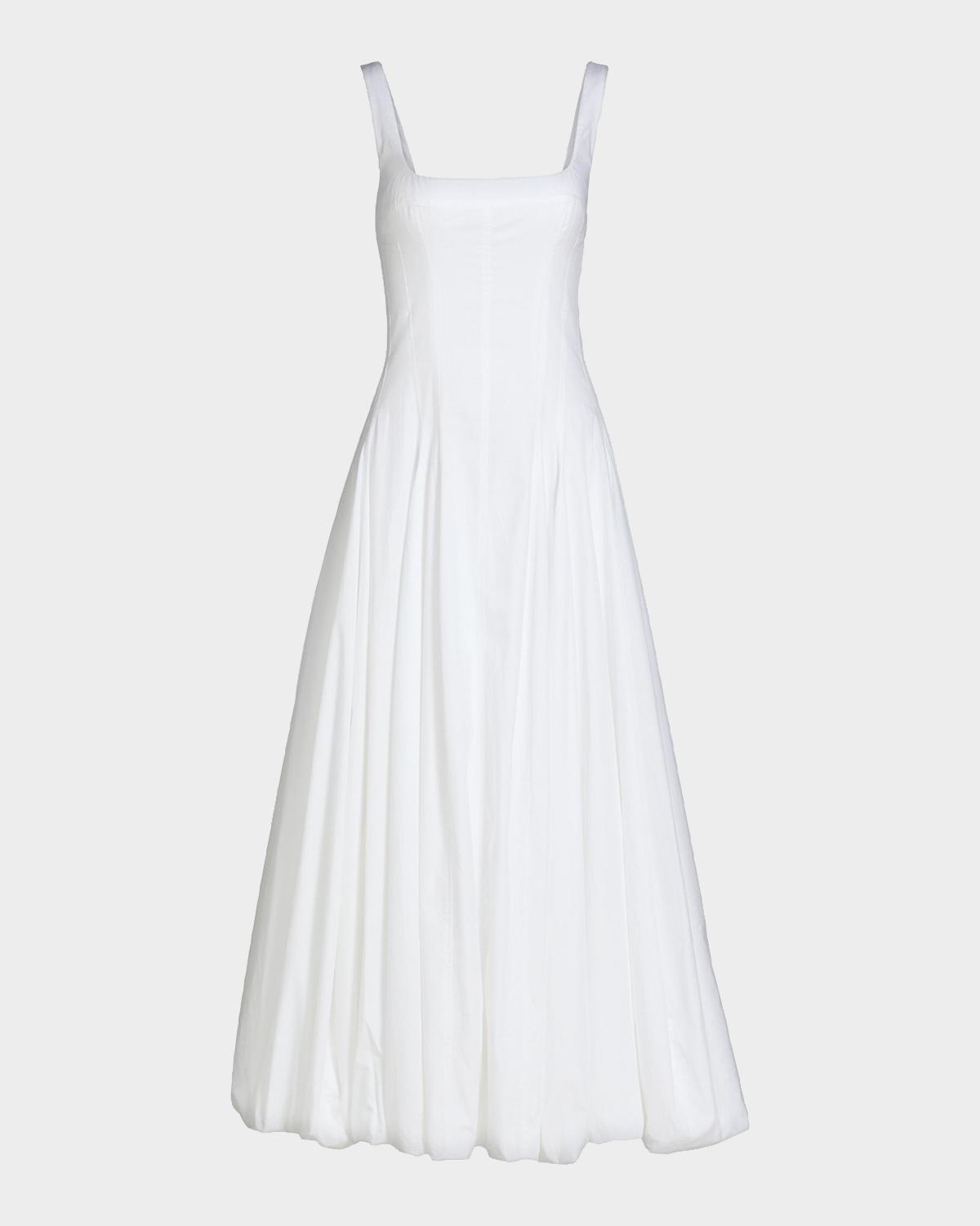SIMKHAI Hally Bubble Cotton Midi Dress
