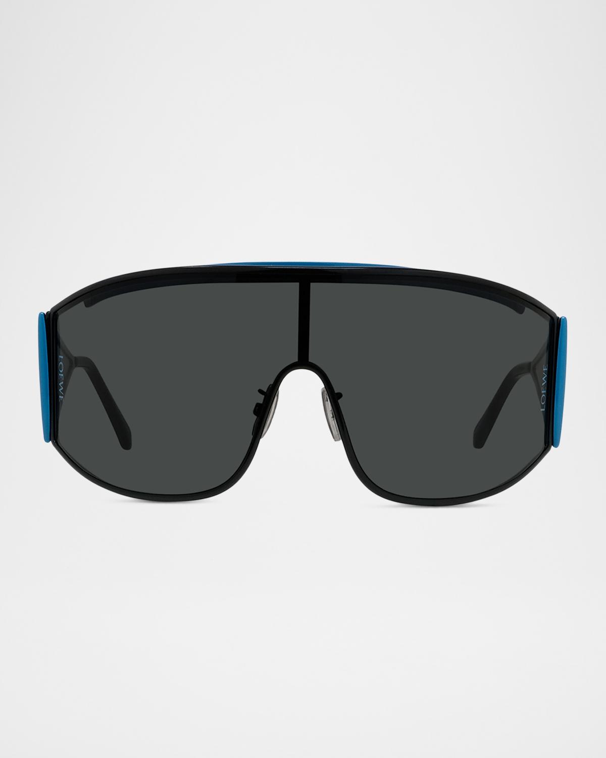 LOEWE Men's Speed Metal Shield Sunglasses