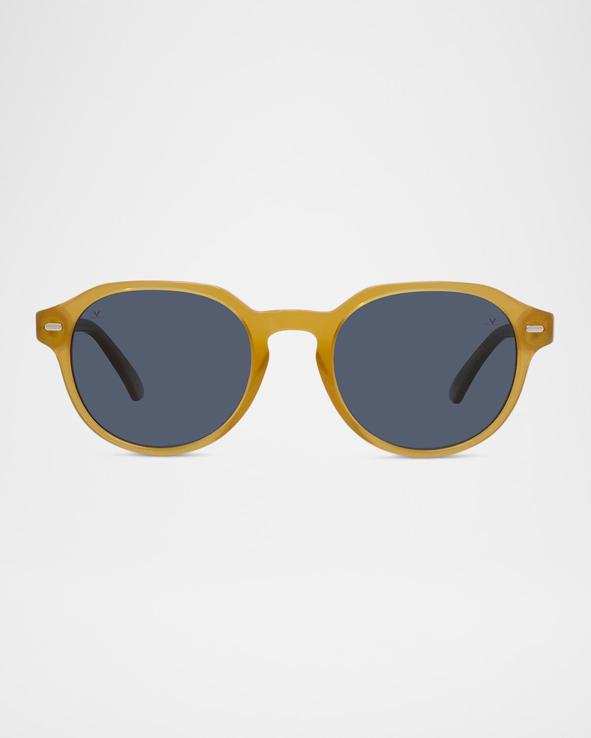 Vuarnet Men's Belvedere 14 Acetate Round Sunglasses