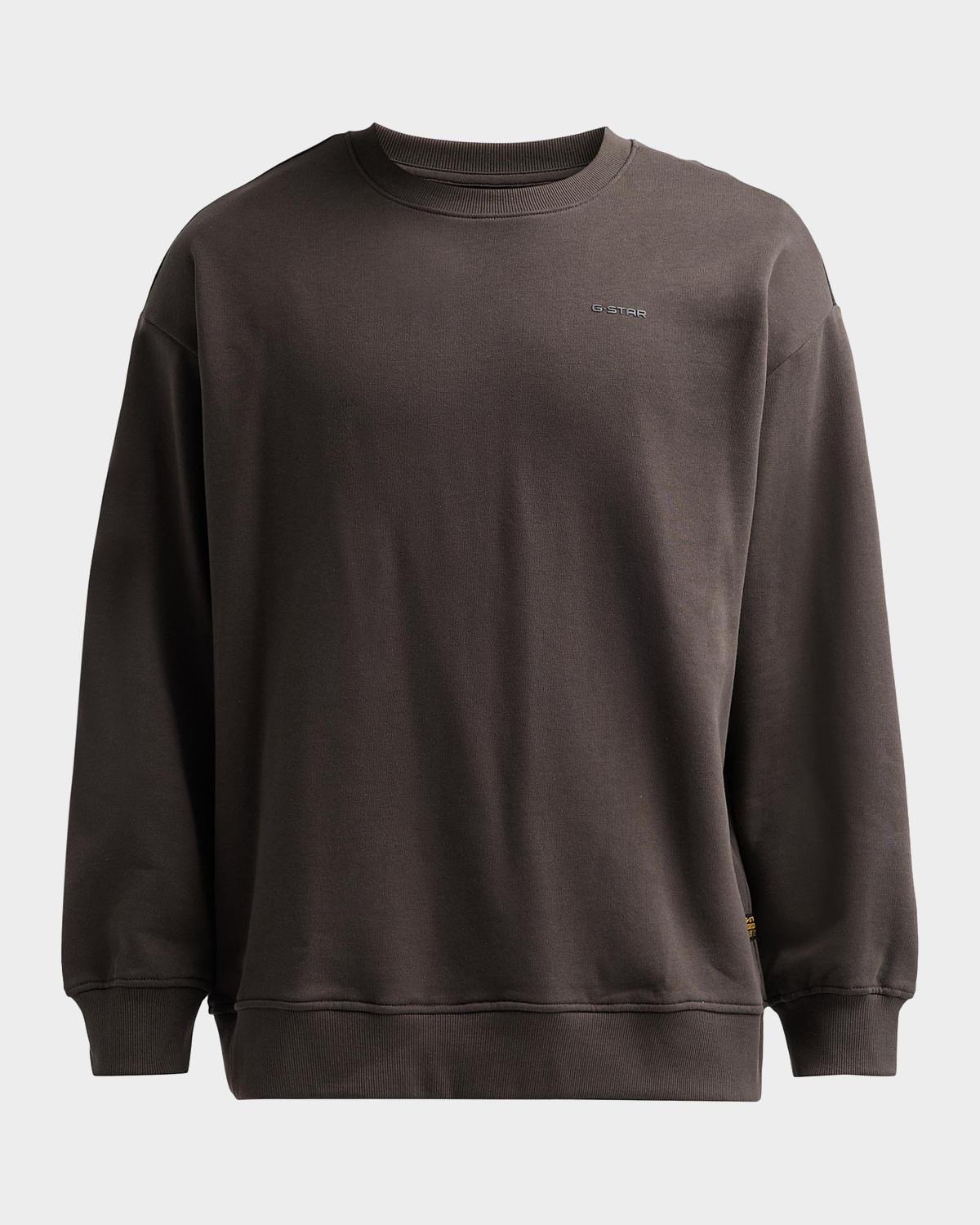 G-Star Men's Logo Appliqué Cotton Crewneck Sweatshirt