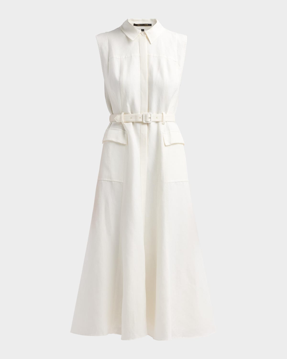 Kobi Halperin Tomi Belted Midi Shirtdress In Multi