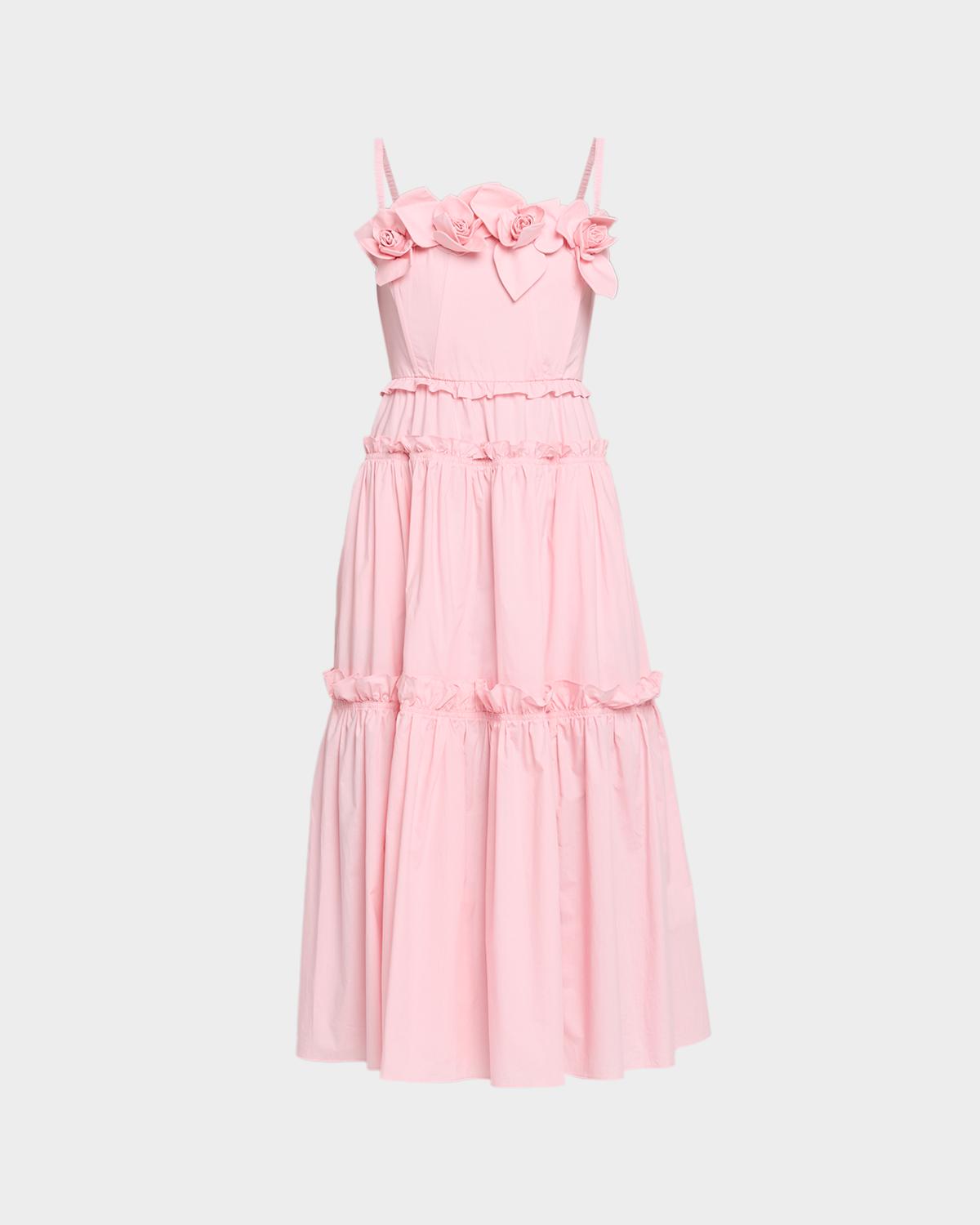 AKNVAS Rach Poplin Midi Dress