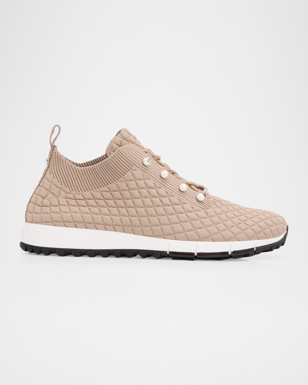 Veles Diamond Knit Low-Top Trainers