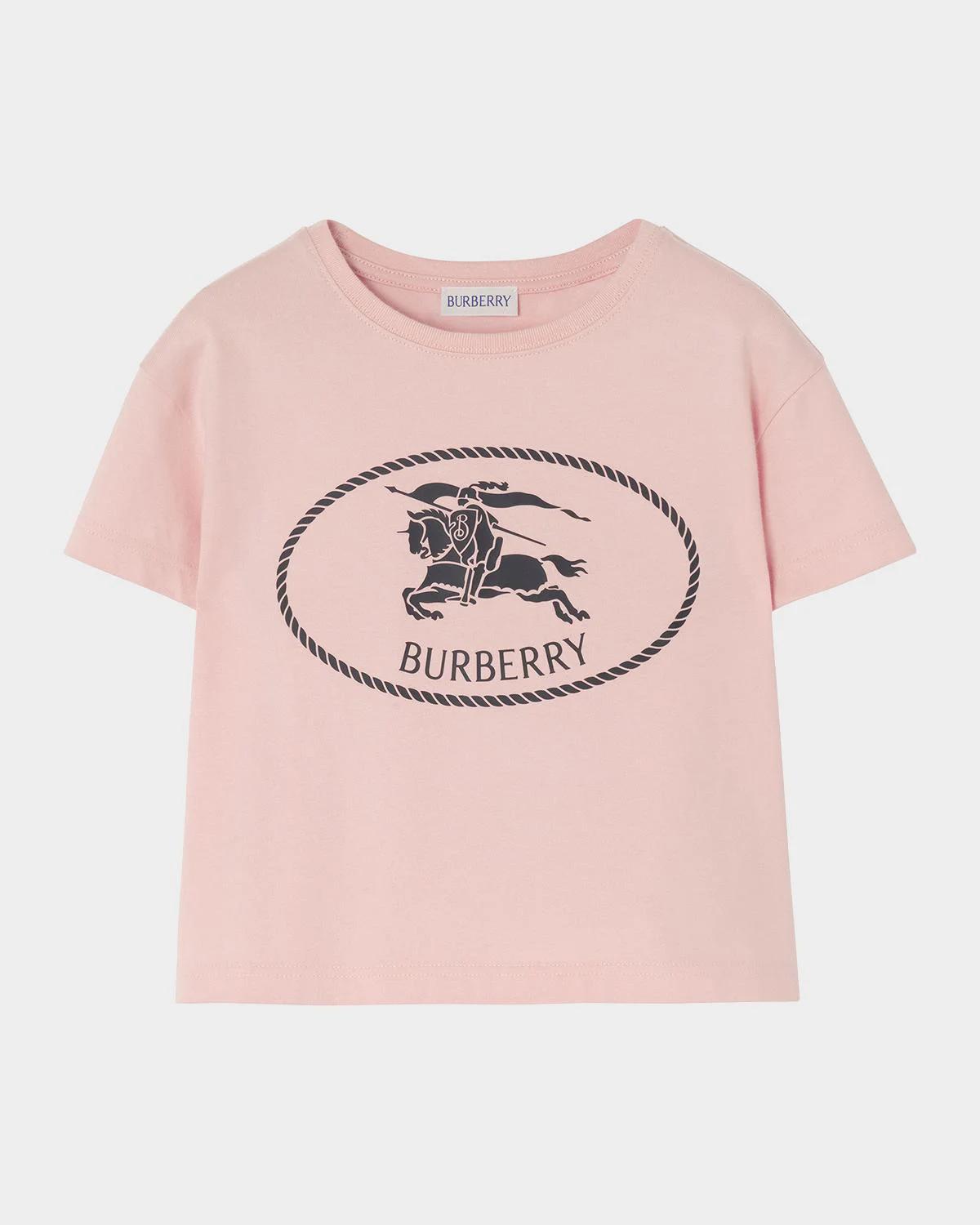 Girl & apos;s Knight Stamp Cotton T-Shirt, Size 4-14