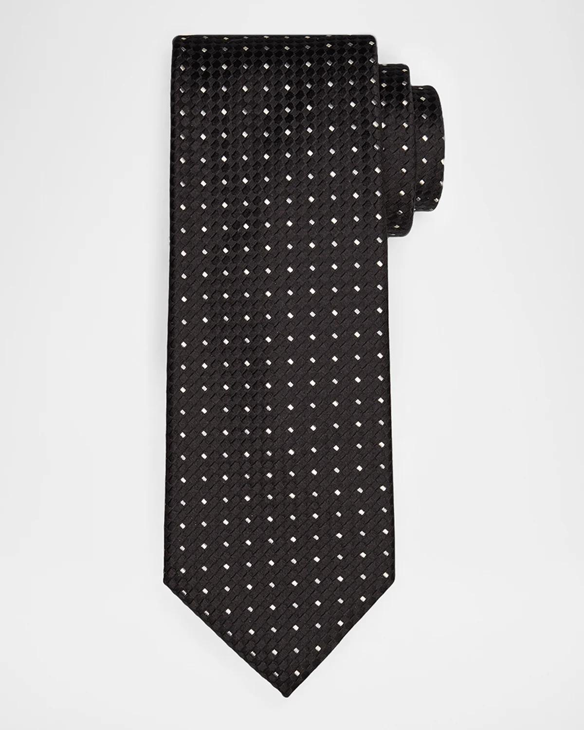 TOM FORD Men's Micro-Jacquard Silk Tie