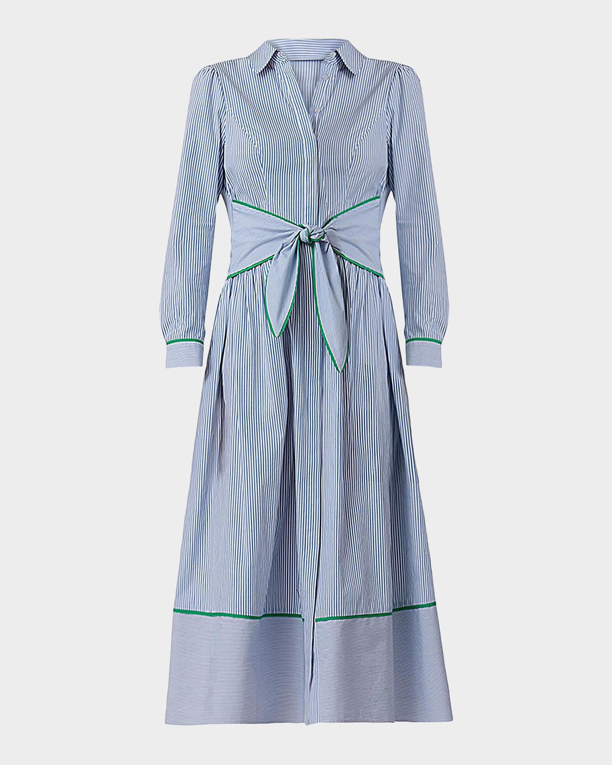 Shoshanna Clarice Cotton Midi-Shirtdress