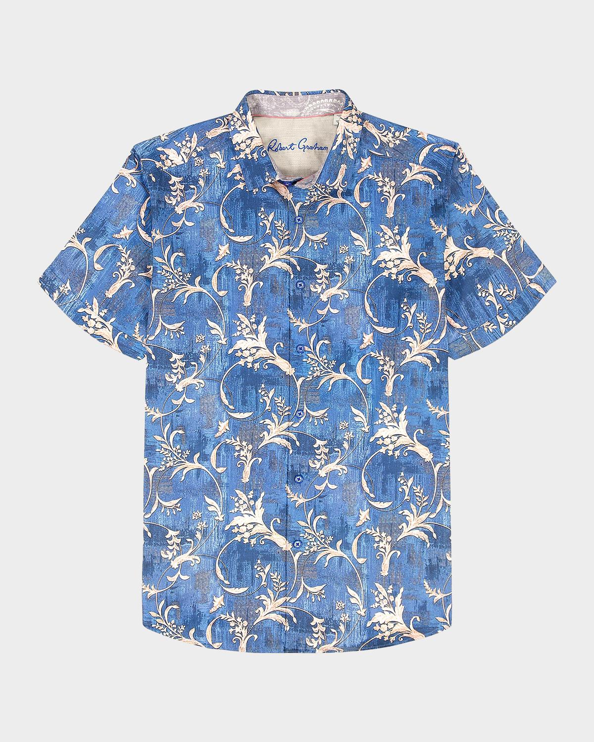 Robert Graham Junipero Woven Short-Sleeve Shirt