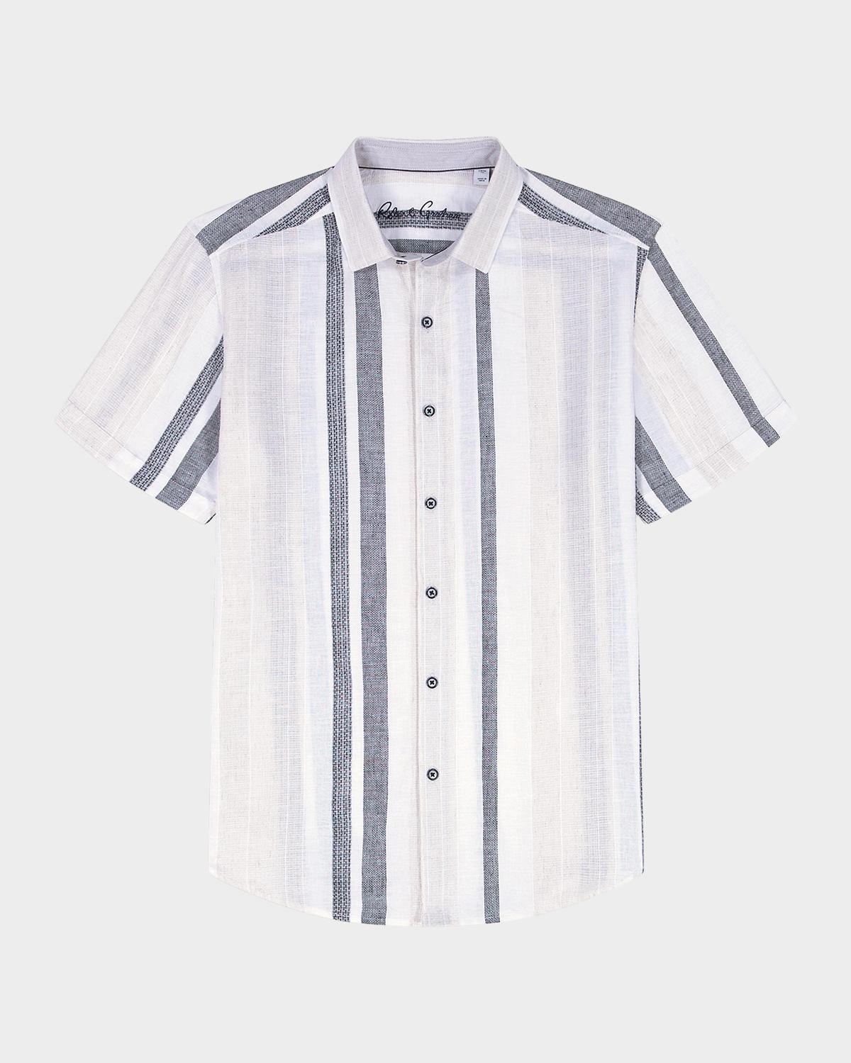 Robert Graham Men's Makai Striped Short-Sleeve Shirt