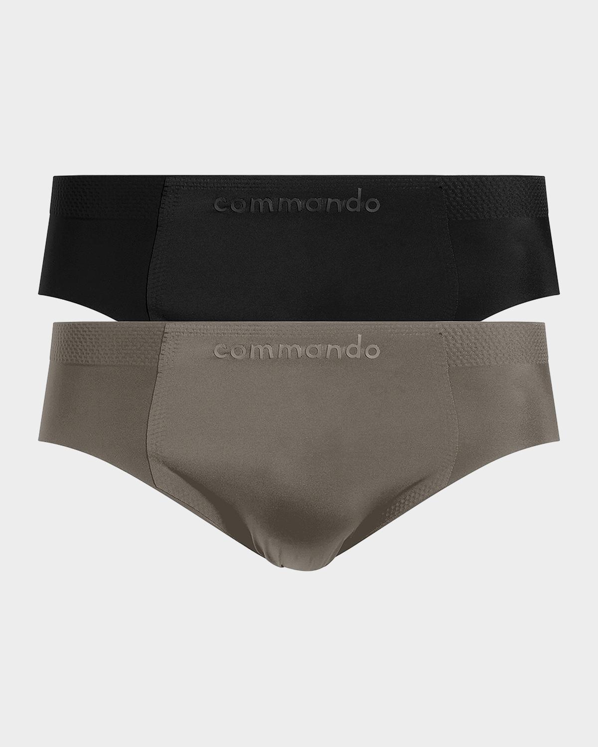 Commando Men's Ultimate Bonded 2-Pack Micro-Tech Brief Set
