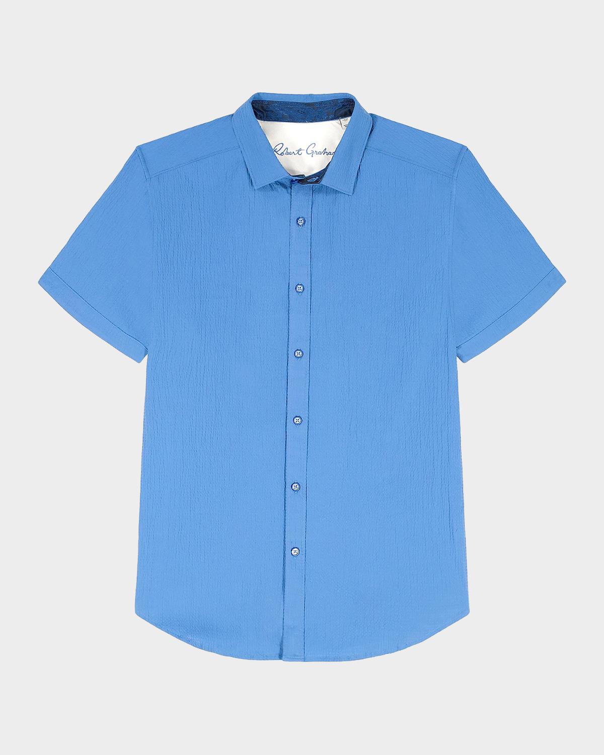 Robert Graham Thresher Seersucker Short-Sleeve Shirt