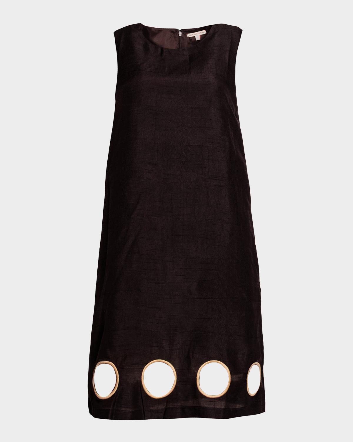 Frances Valentine Lilly Sleeveless Cutout Shift Dress