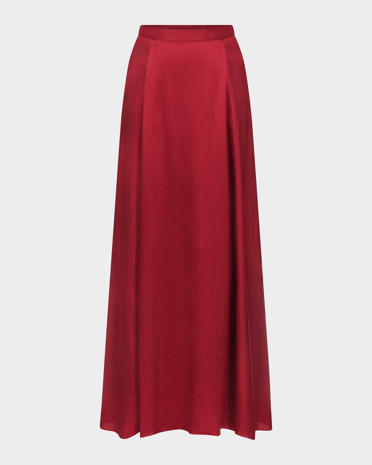 TWP Flowy Silk Maxi Skirt