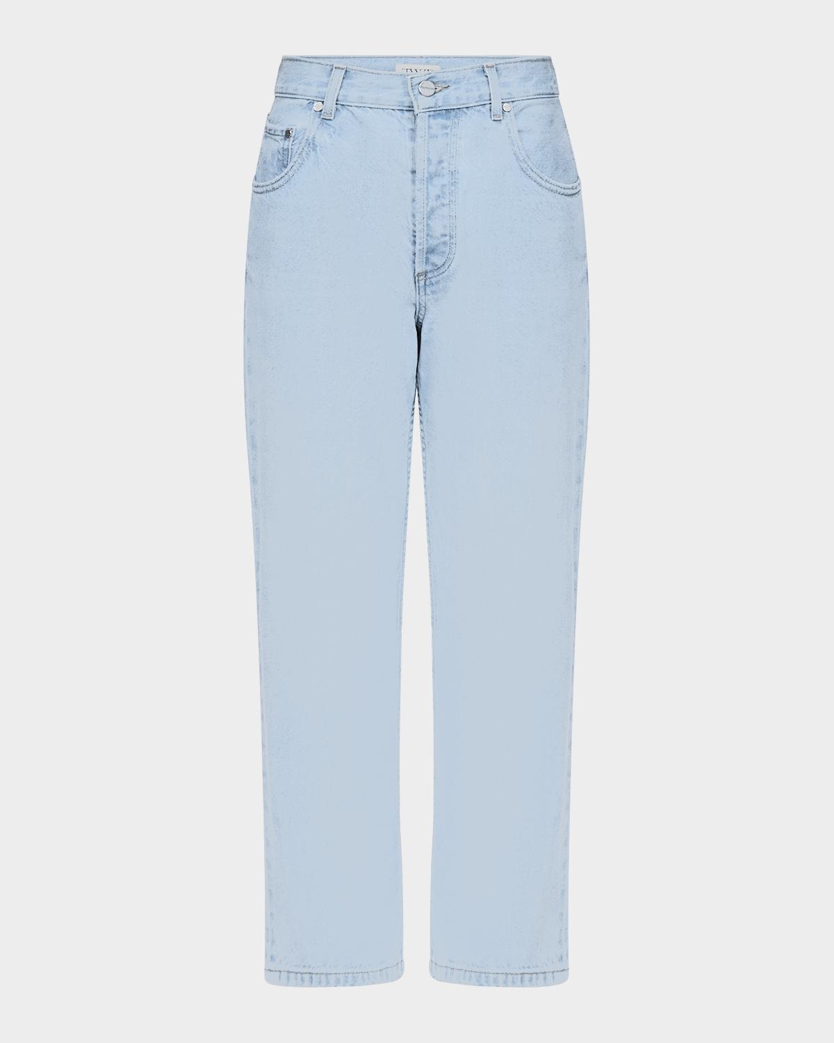 TWP Cropped Mid-Rise Jeans