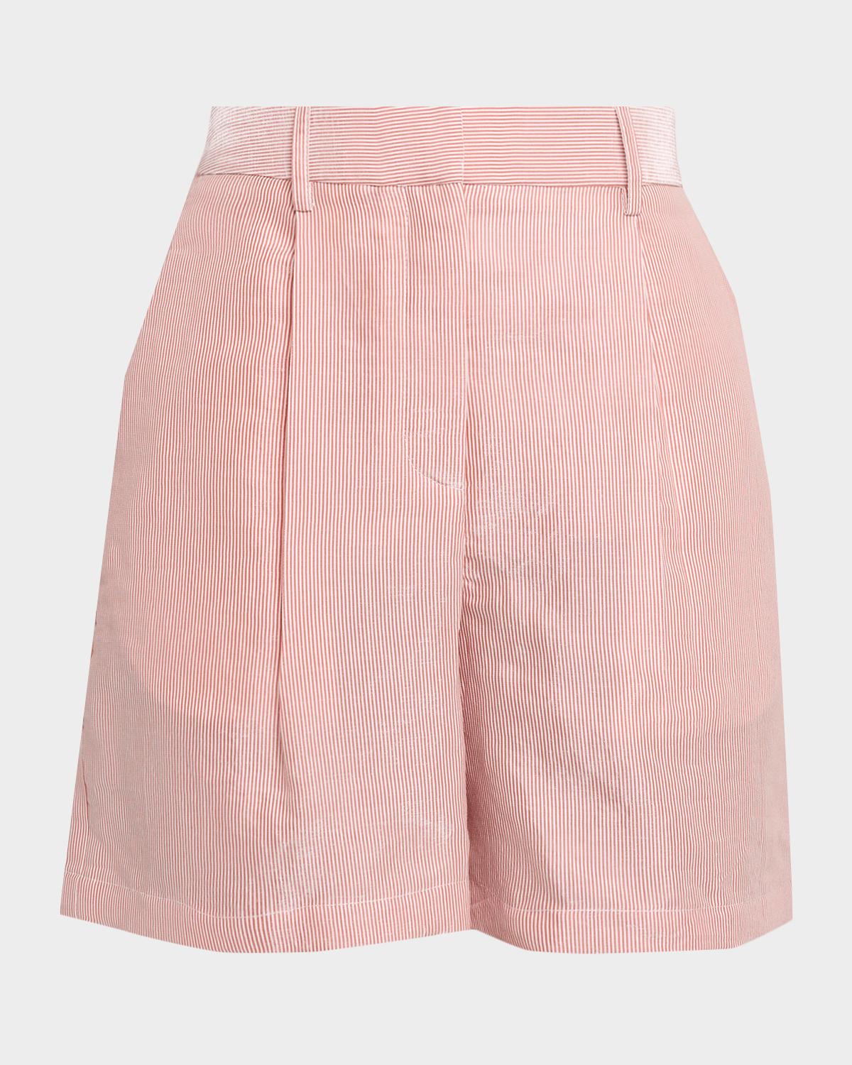 TWP Henry Pinstriped Shorts