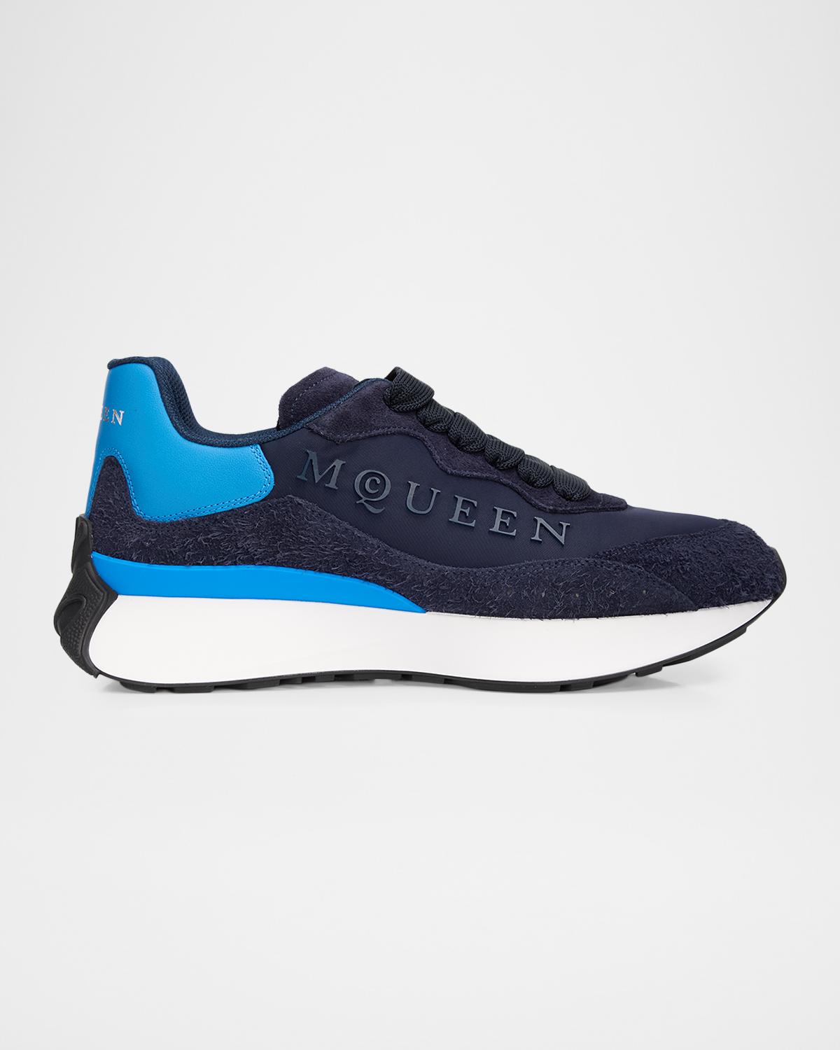 McQueen Sprint Runner Suede Low-Top Sneakers