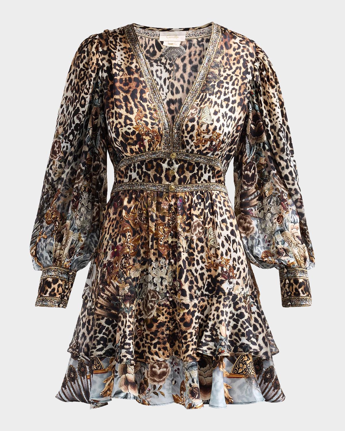 Camilla Fiesta, Siesta, Repeat Silk Mini Dress