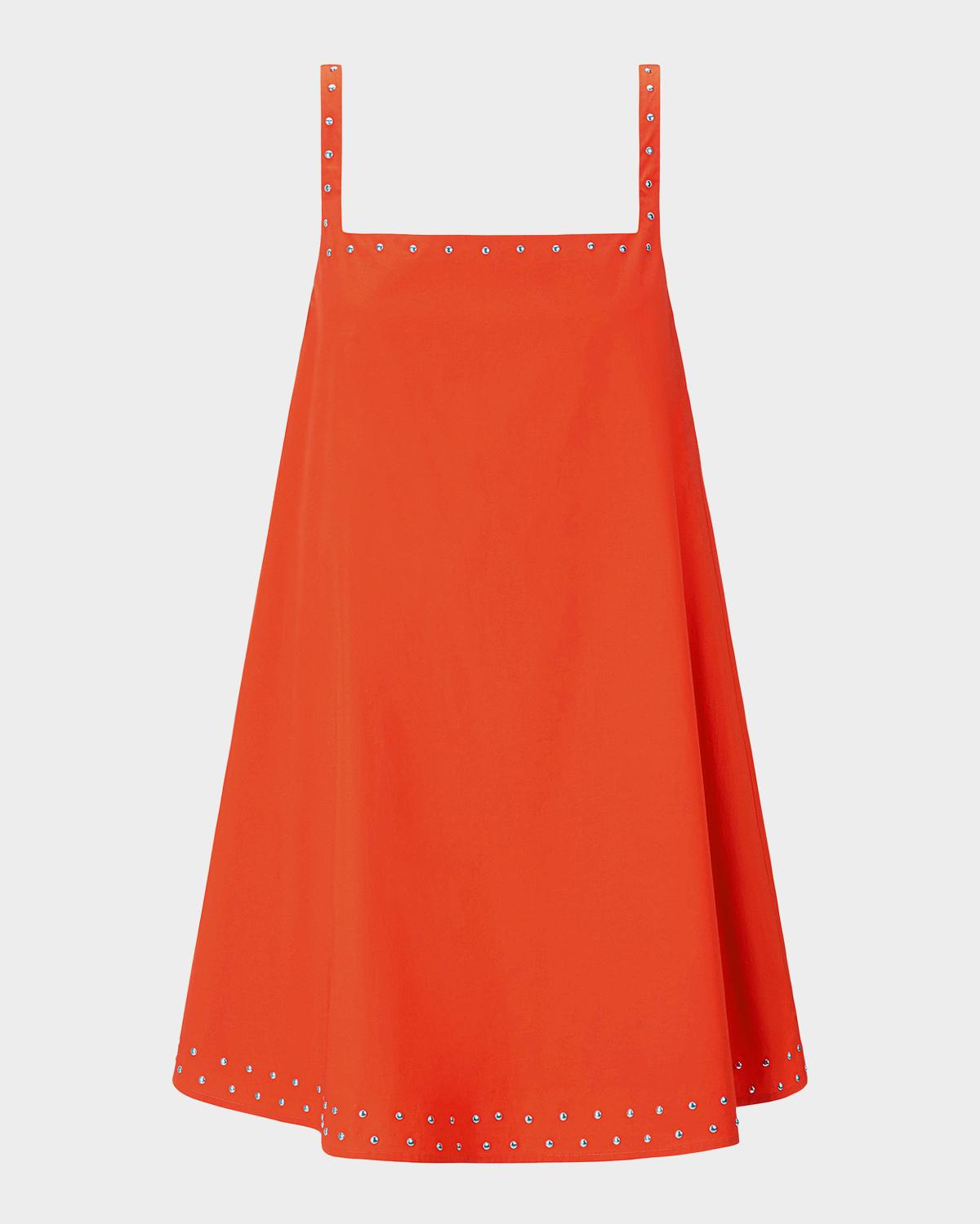 STAUD Brio Studded Mini Dress