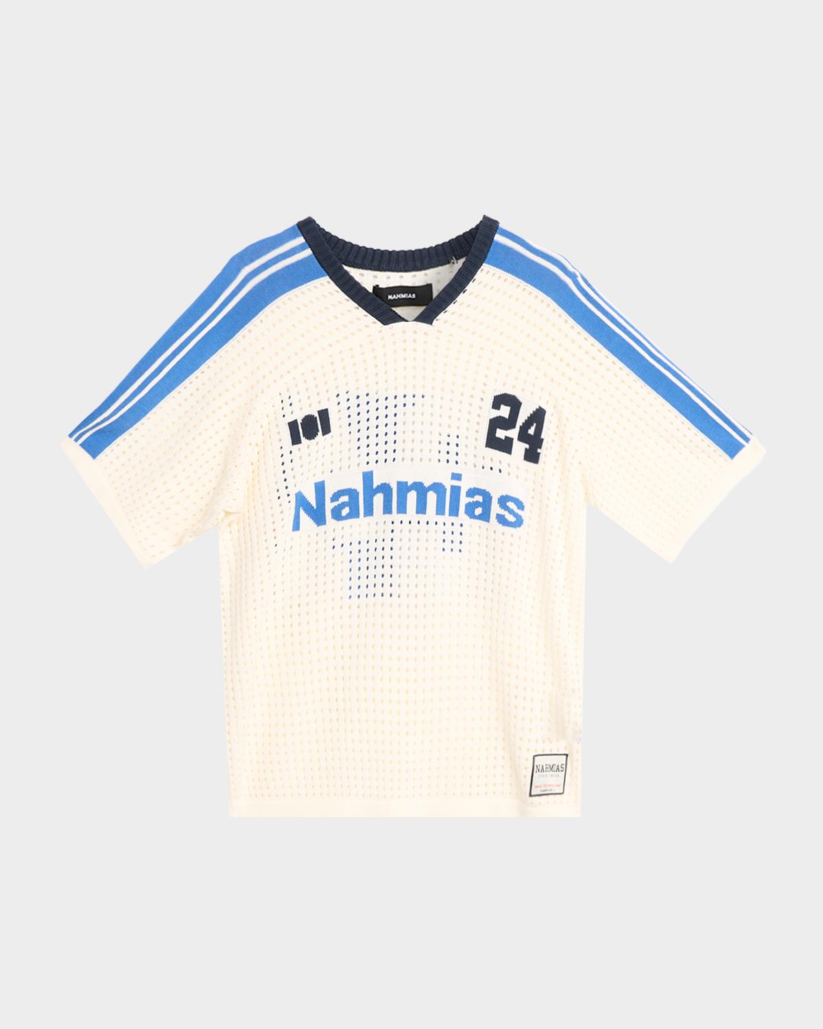 NAHMIAS Cotton Knit Soccer Jersey