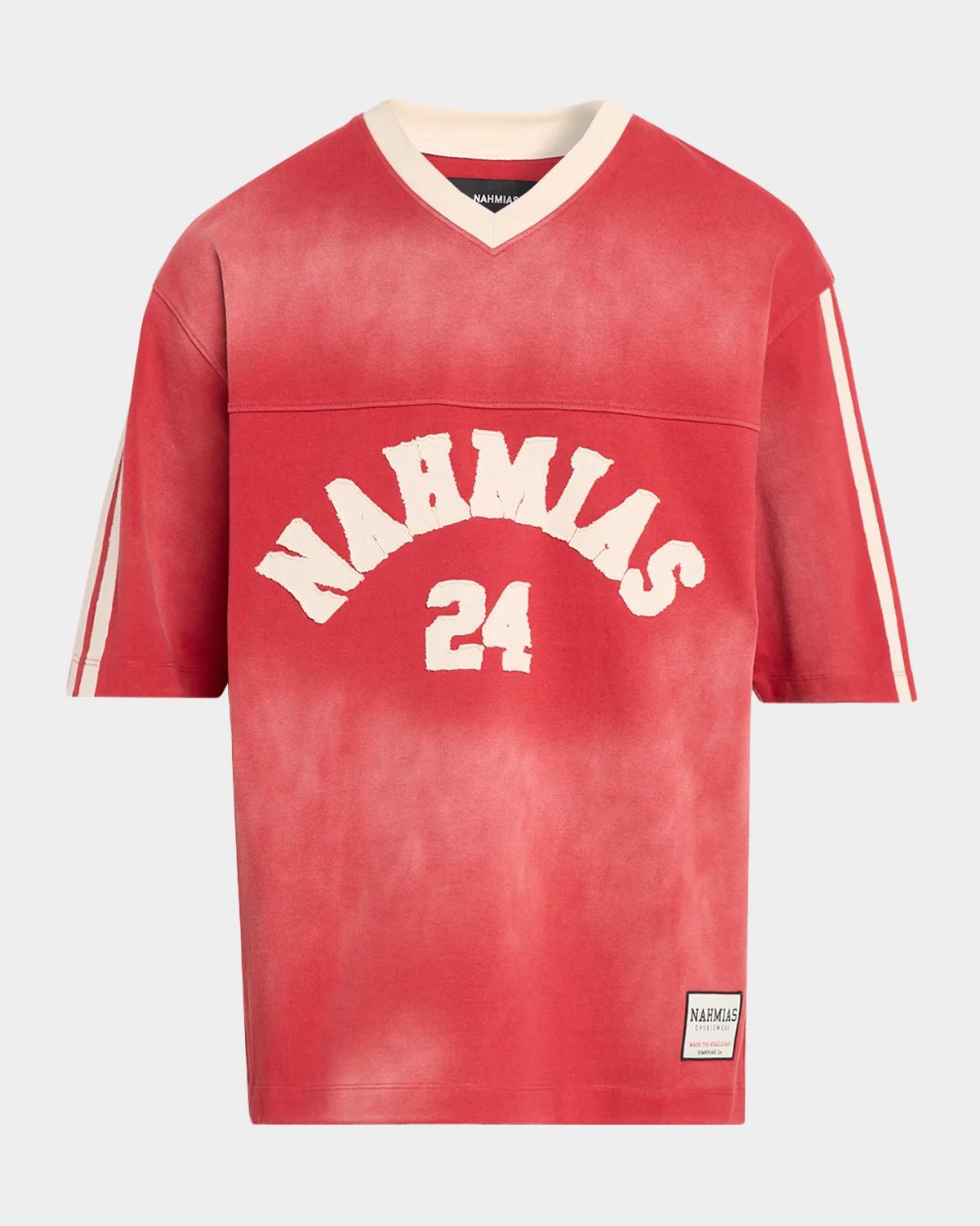 NAHMIAS Men's Campus Cotton Jersey T-Shirt