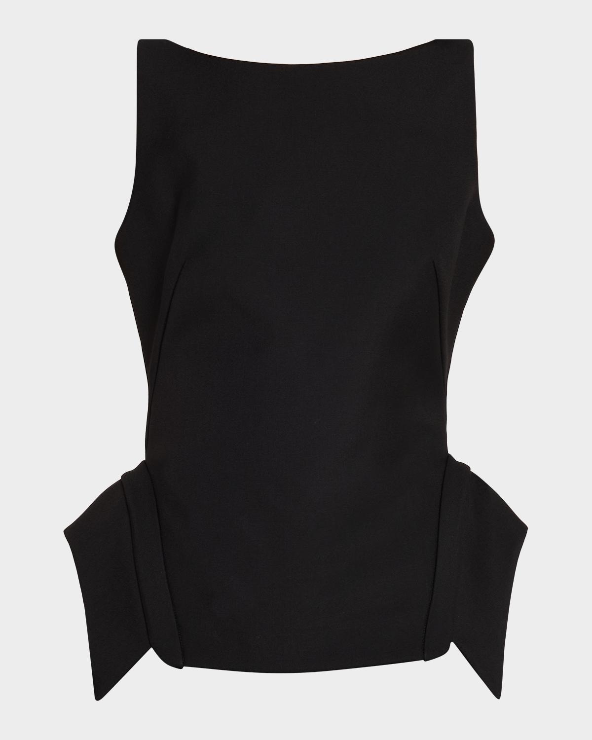 Róhe Deconstructed Wool-Blend Top