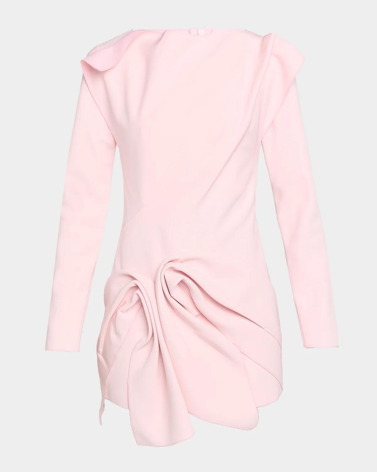 Acler Limosa Draped Mini Dress