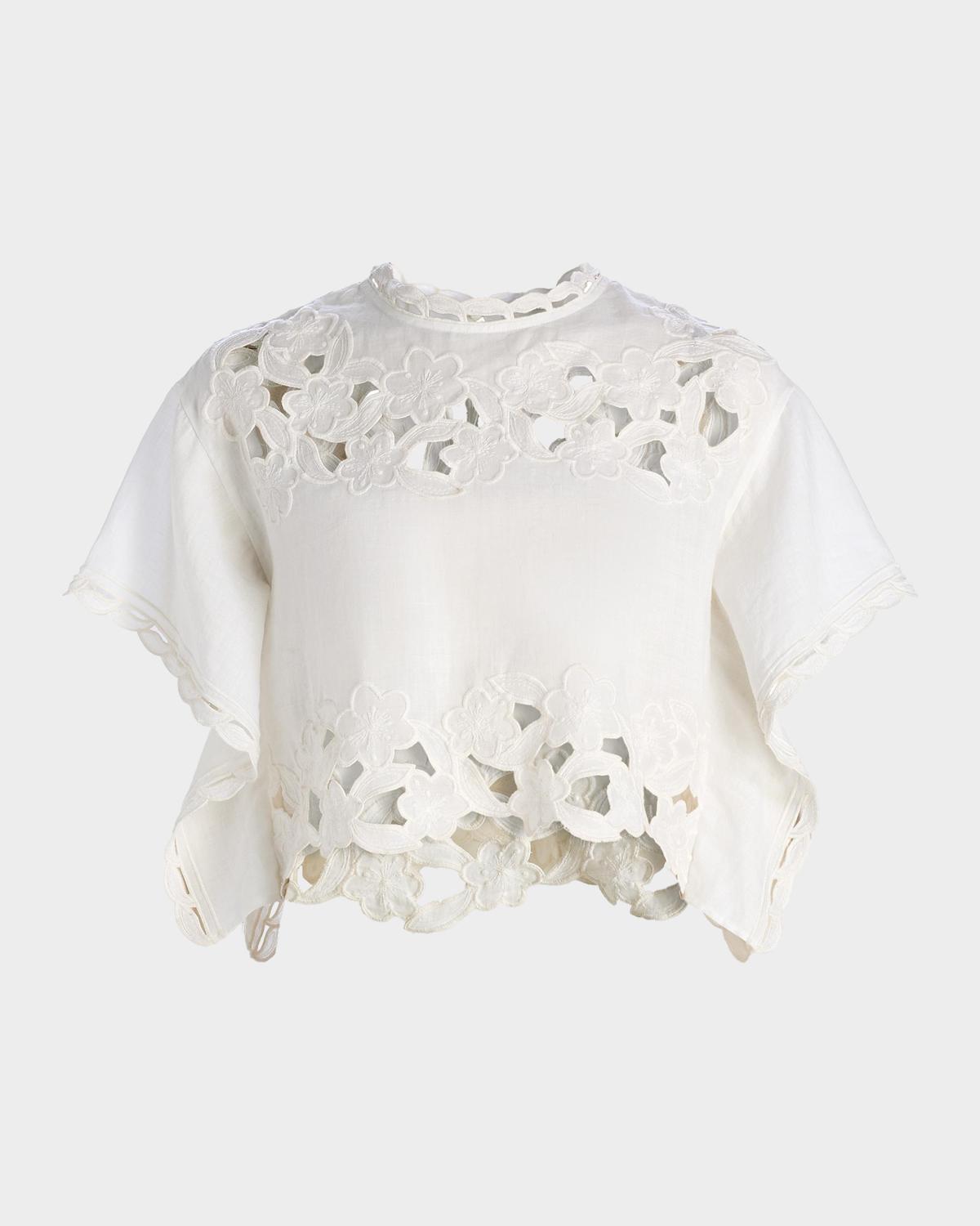 Isabel Marant Relda Embroidered Top