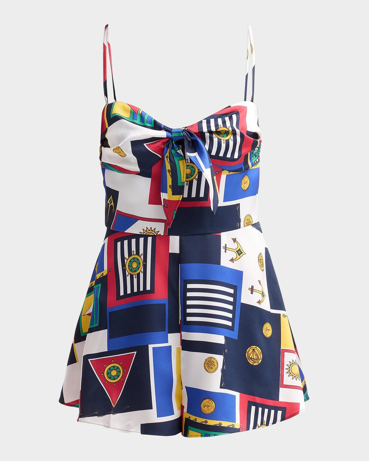 SEROYA Laurell Printed Romper