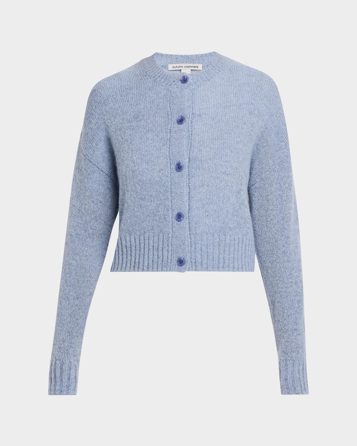 Autumn Cashmere Boxy Merino Wool-Cashmere Knit Cardigan