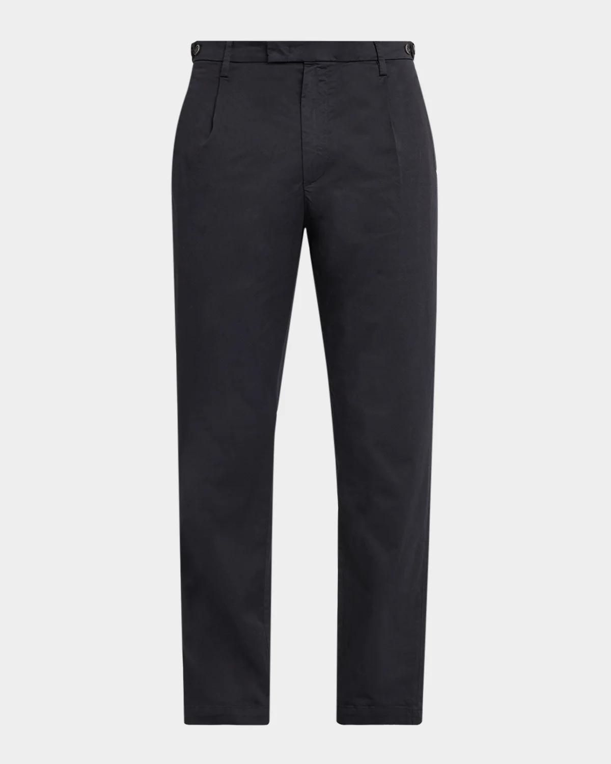 Barena Venezia Men & Apos;s Masco Trevo Cotton Straight-leg Pants In Blue