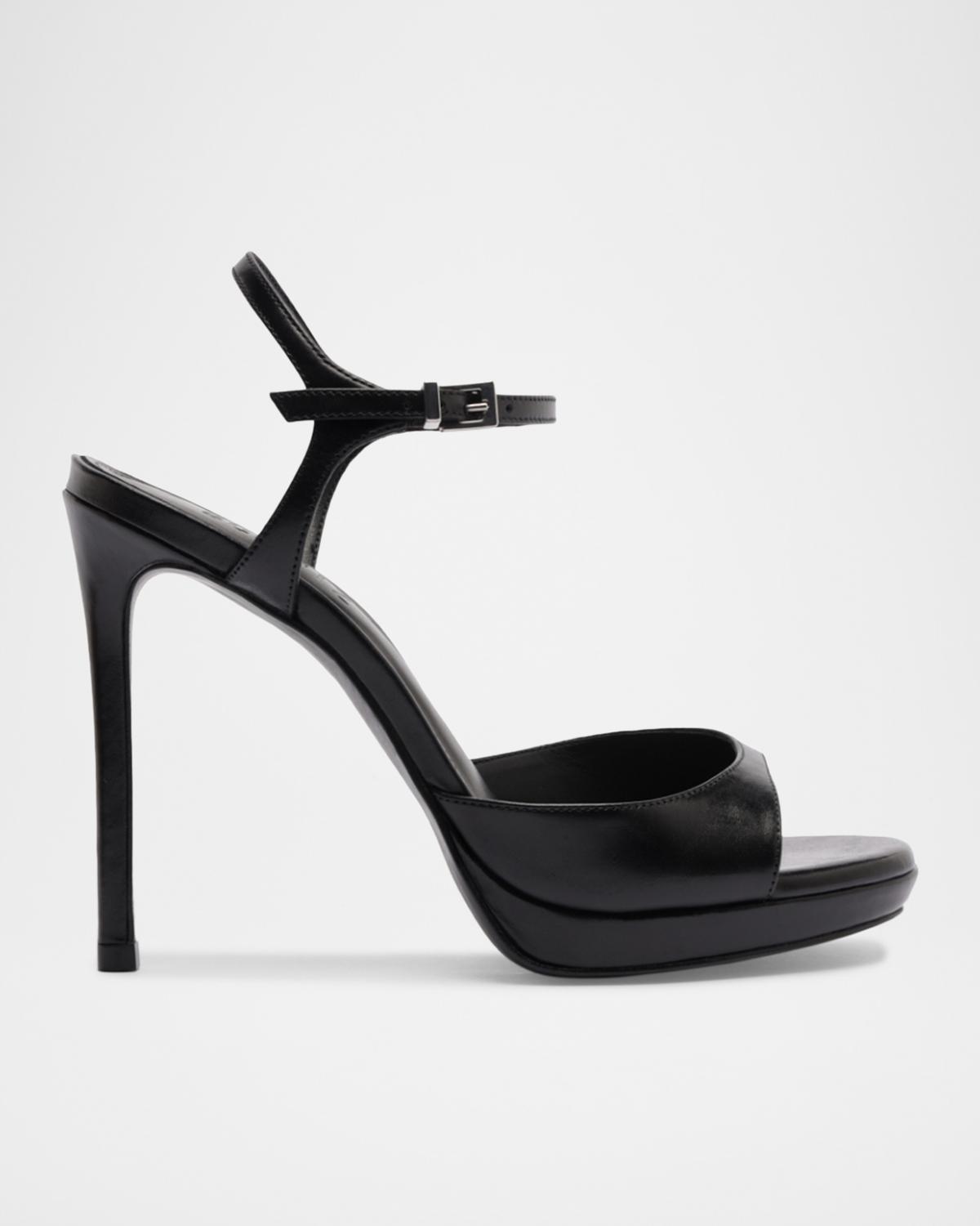 Schutz Scarlett Leather Platform Sandals