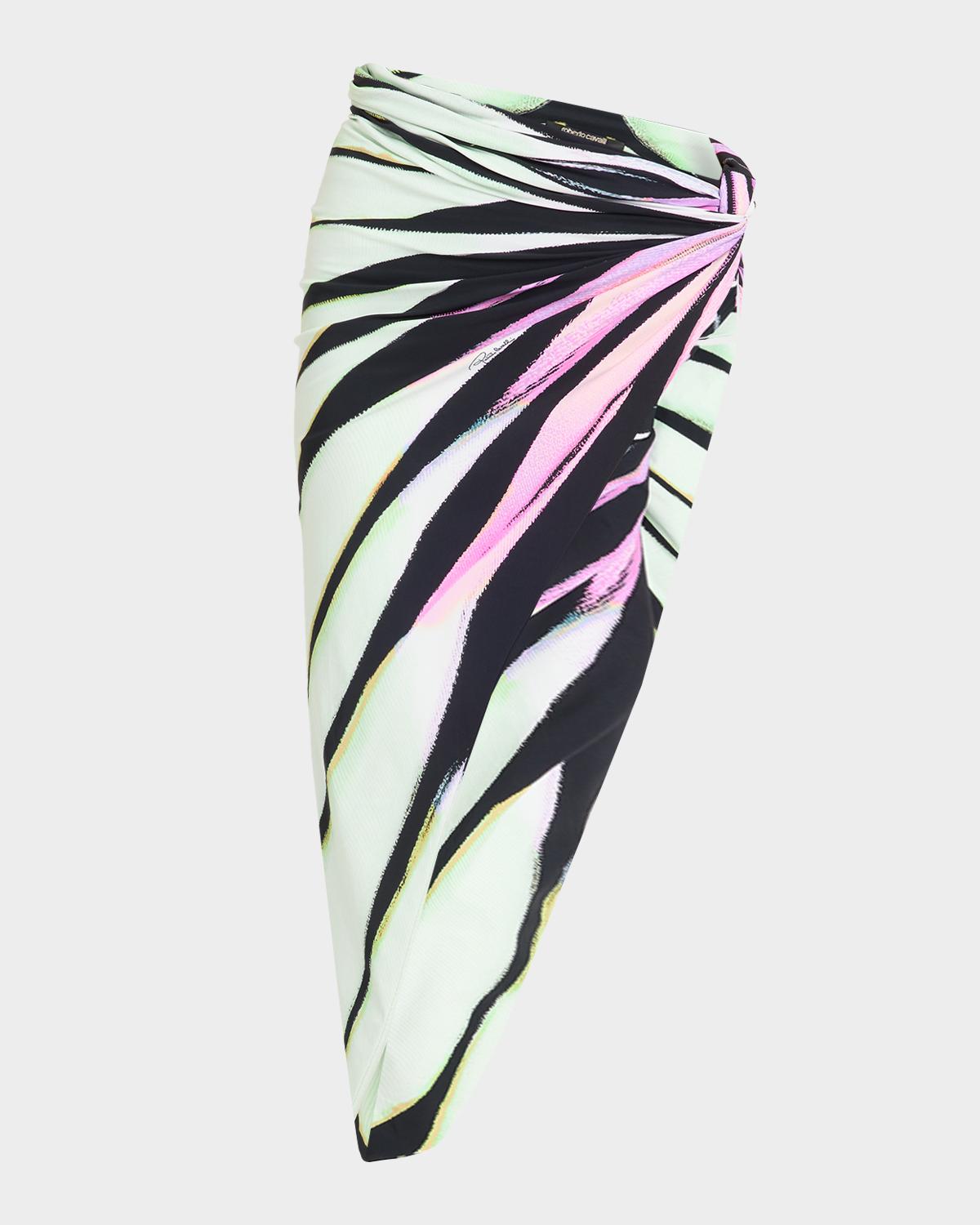 Roberto Cavalli Ray Of Paradise Twisted Sarong