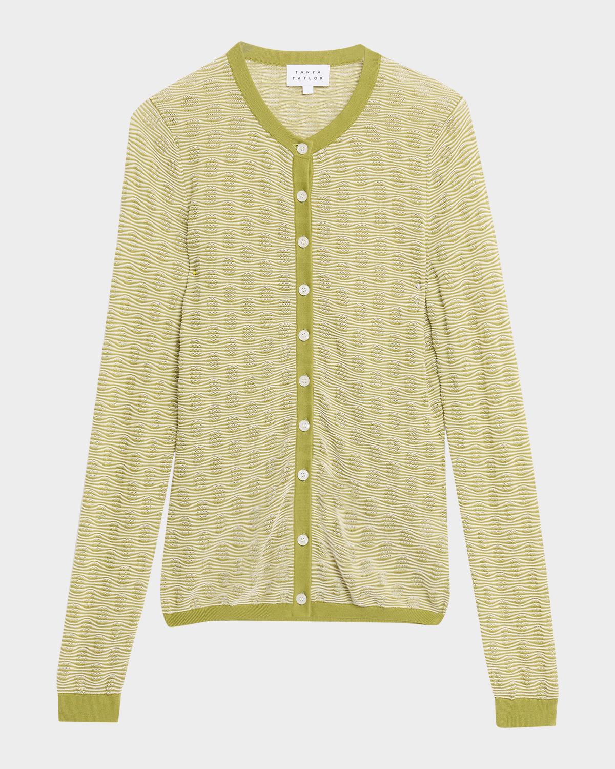 Tanya Taylor Tori Sheer Cardigan