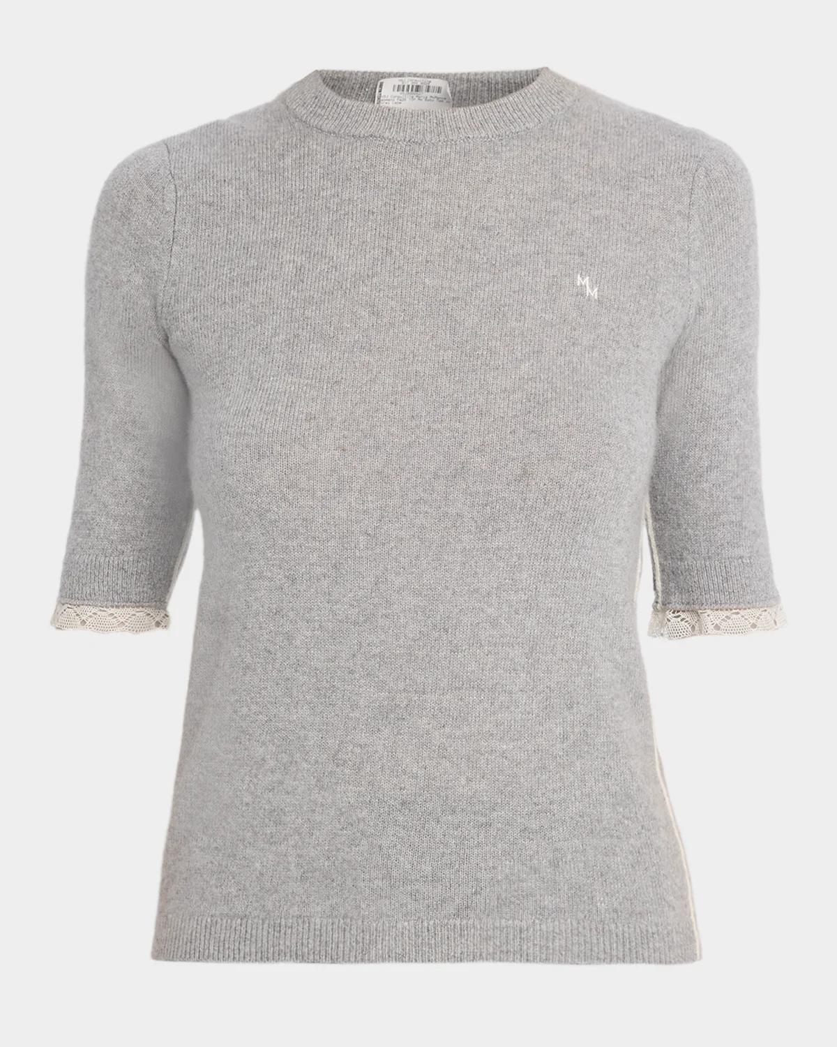 MARIA MCMANUS Cashmere-Cotton Rib-Knit Baby T-Shirt
