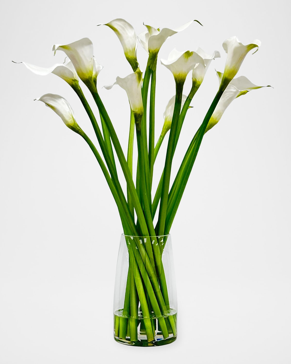 Winward Home Calla Lily 30" Faux Floral Arrangement in Glass Vase | Thumbnail 4