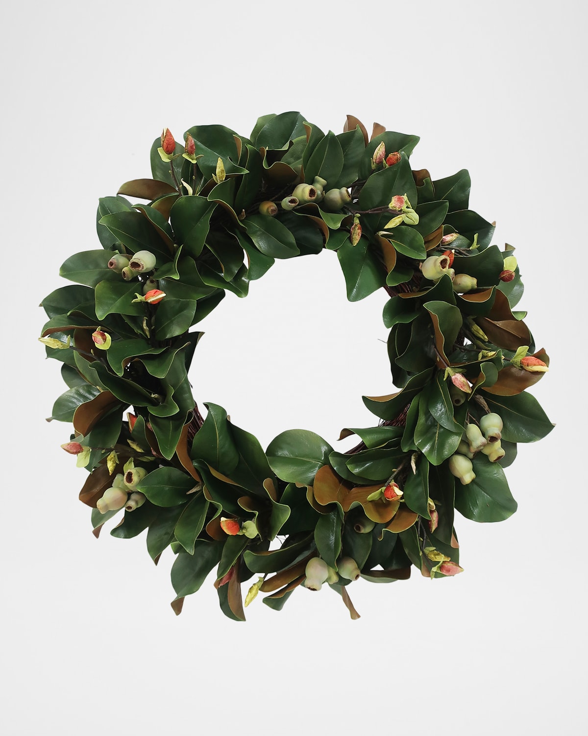 Winward Home Faux Magnolia Leaf 30" Wreath | Thumbnail 4 Winward Home Faux Magnolia Leaf 30" Wreath | Thumbnail 4