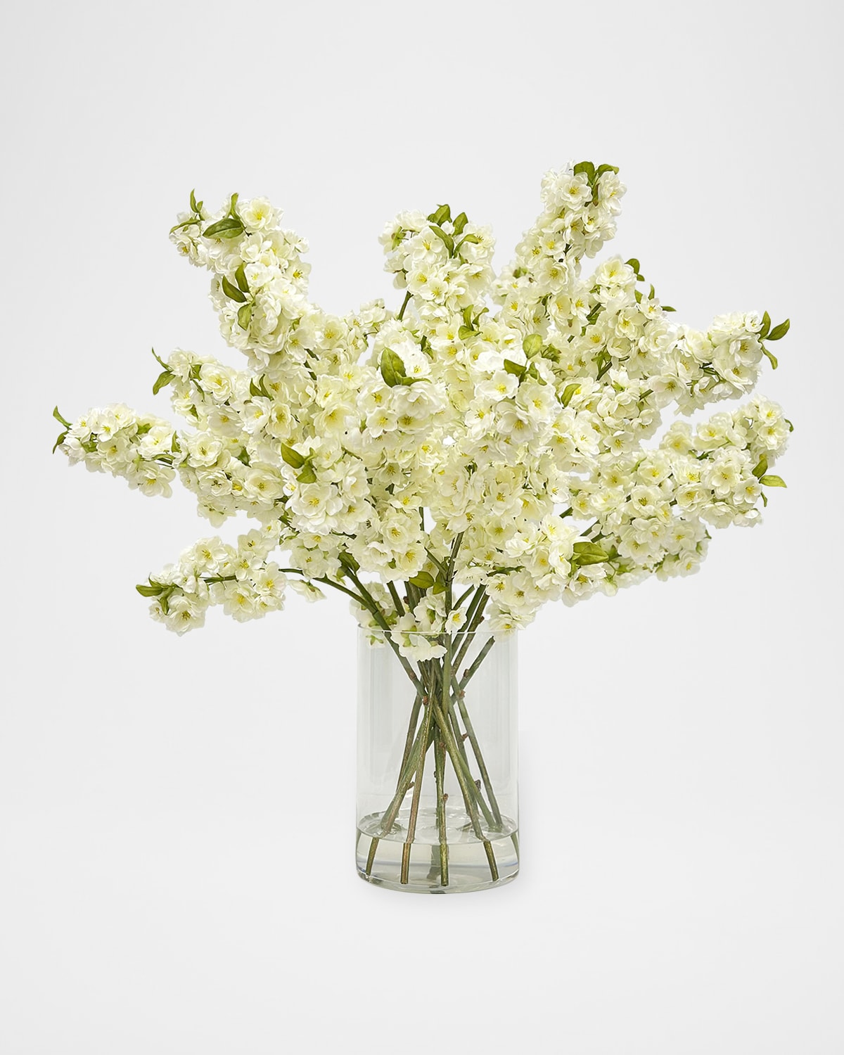 Winward Home Peach Blossom 35" Faux Floral Arrangement in Glass Cylinder | Thumbnail 4 Winward Home Peach Blossom 35" Faux Floral Arrangement in Glass Cylinder | Thumbnail 4