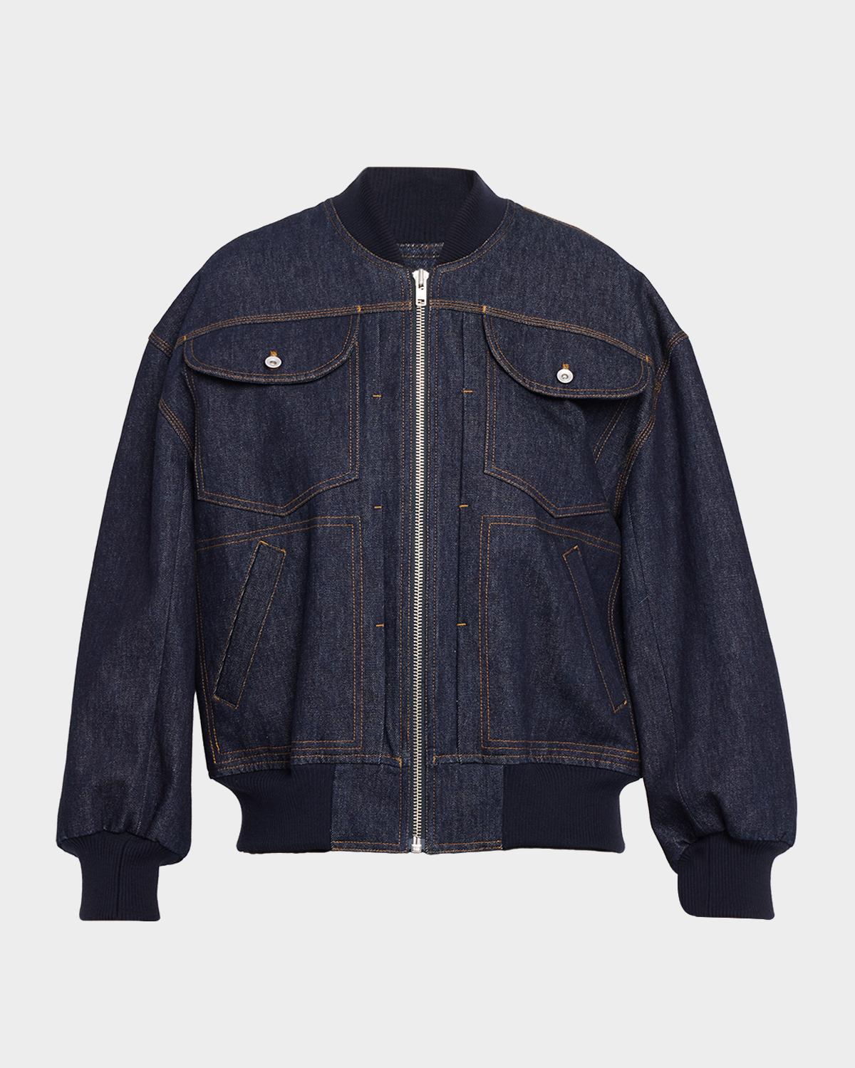 Co Denim Bomber Jacket