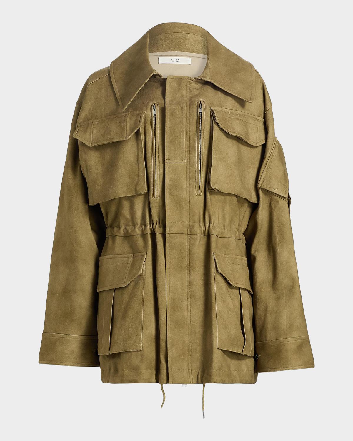 Co Camo Cotton-Blend Military Jacket