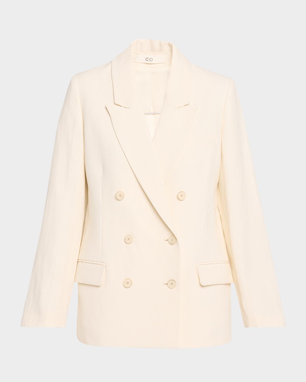 Co Double-Breasted Tuxedo Jacket