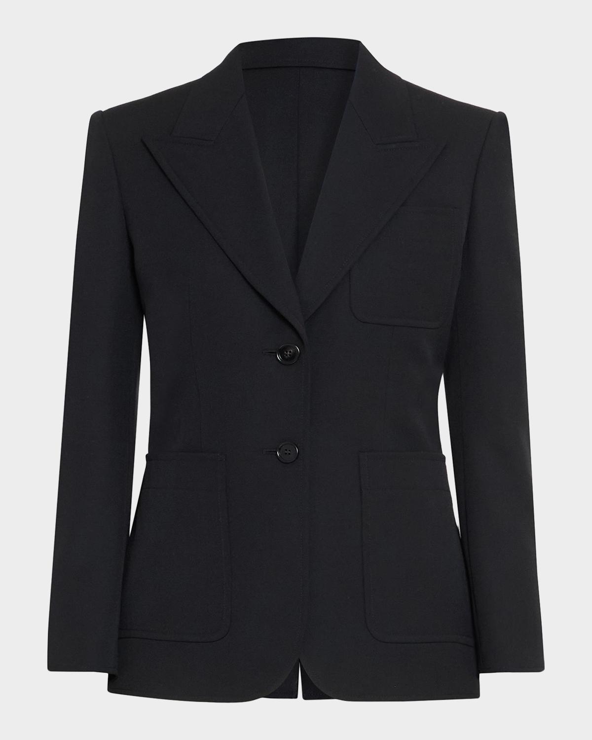 Chloe Wool Single-Breasted Blazer
