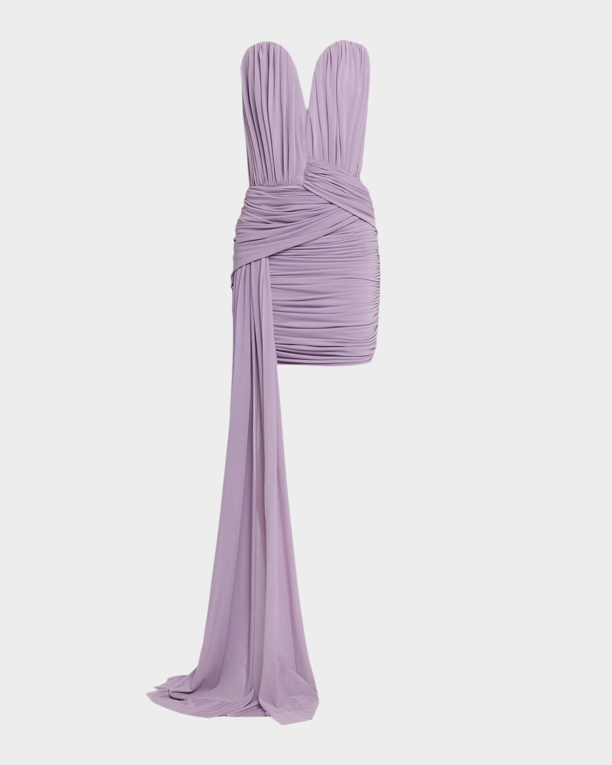 Et Ochs Vivienne Strapless Draped Mini Dress