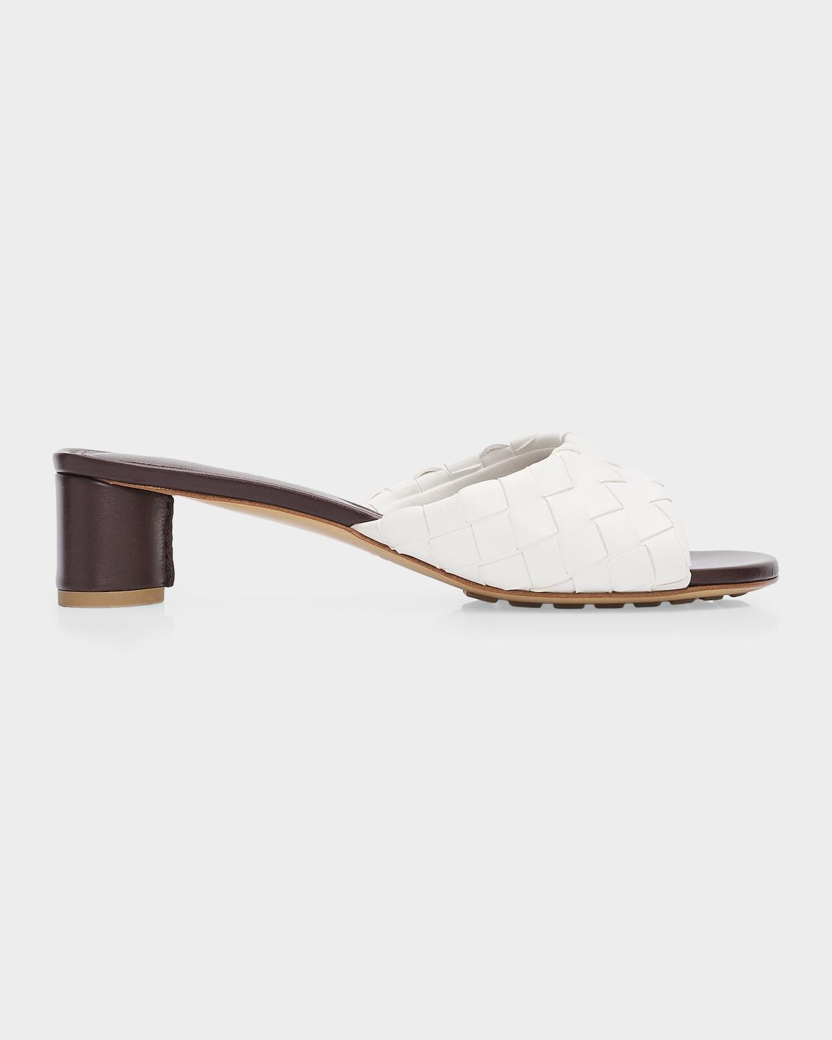 Bottega Veneta Livia 40MM Leather Mules