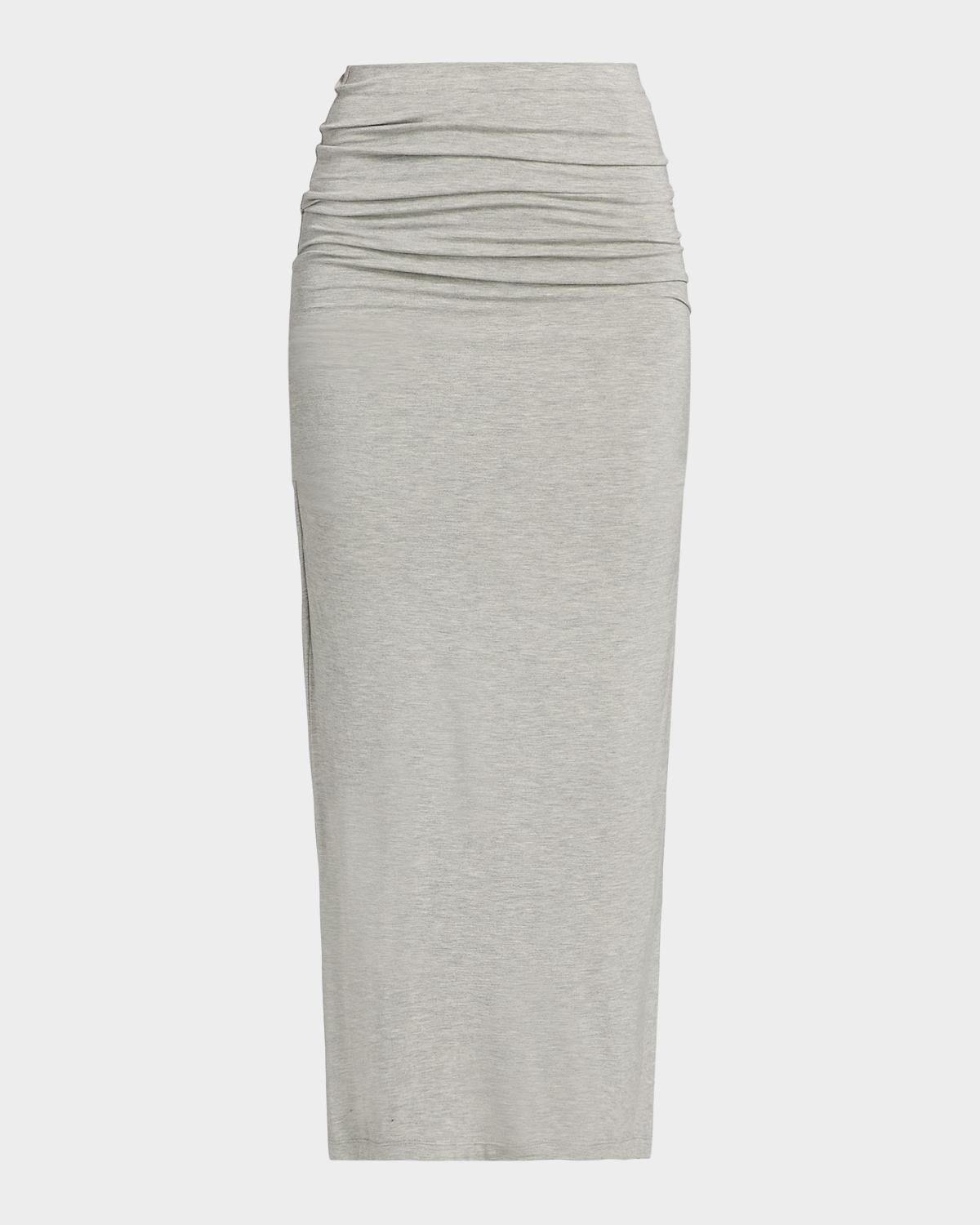Toteme Draped Jersey Midi Skirt