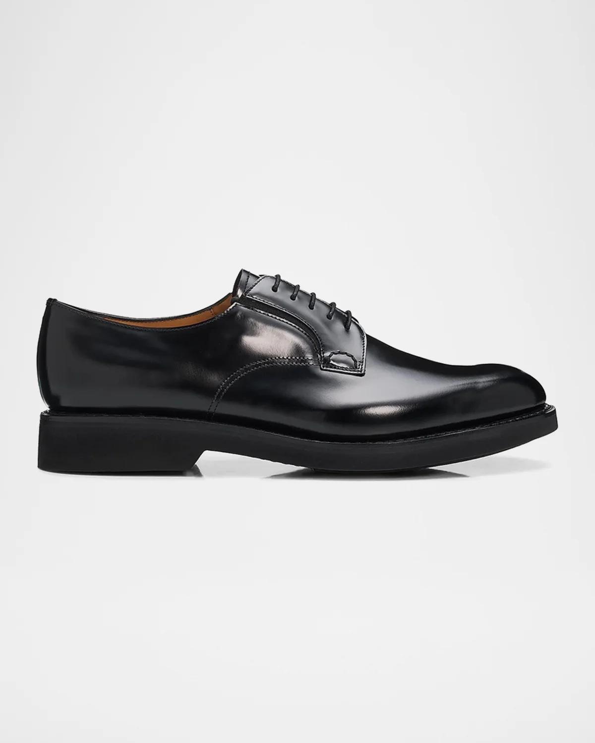 Church & Apos;s Men & Apos;s Peterlee Leather Derby Shoes In Black