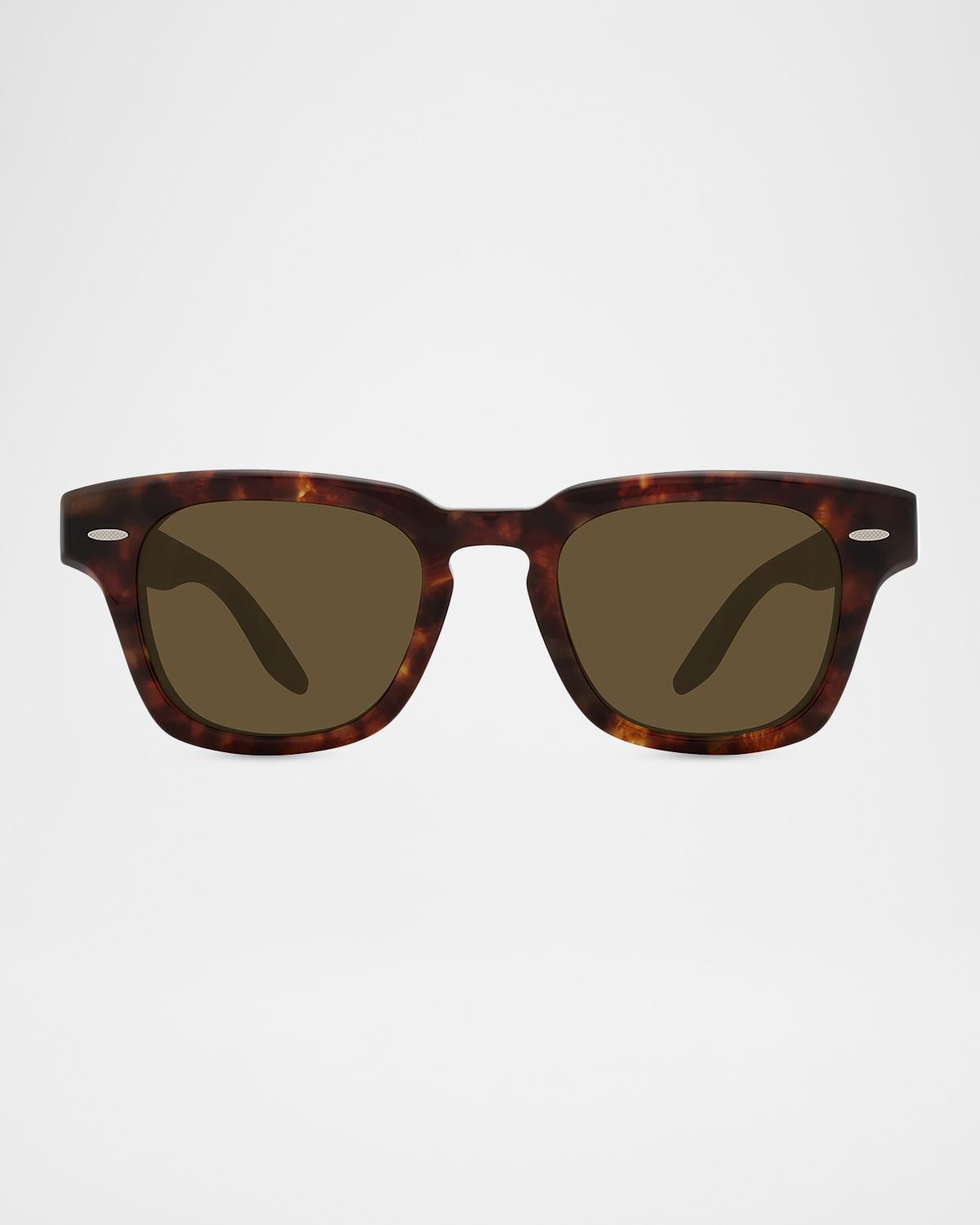 Barton Perreira Men's Frederick Acetate Square Sunglasses