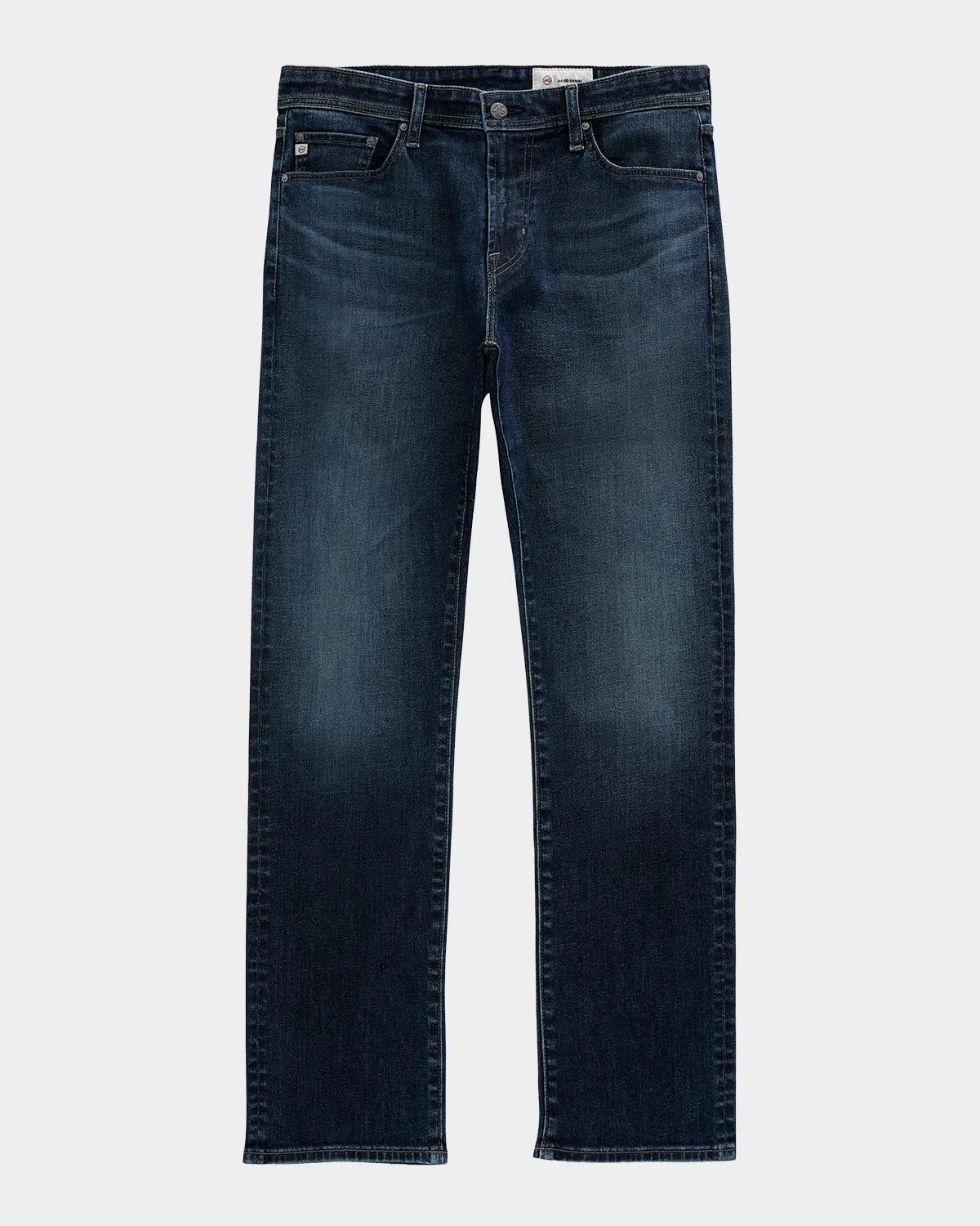 AG Jeans Protege Dark-Wash Straight-Leg Jeans